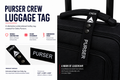 Purser Crew Luggage Tag