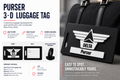 Purser 3-D Luggage Tag