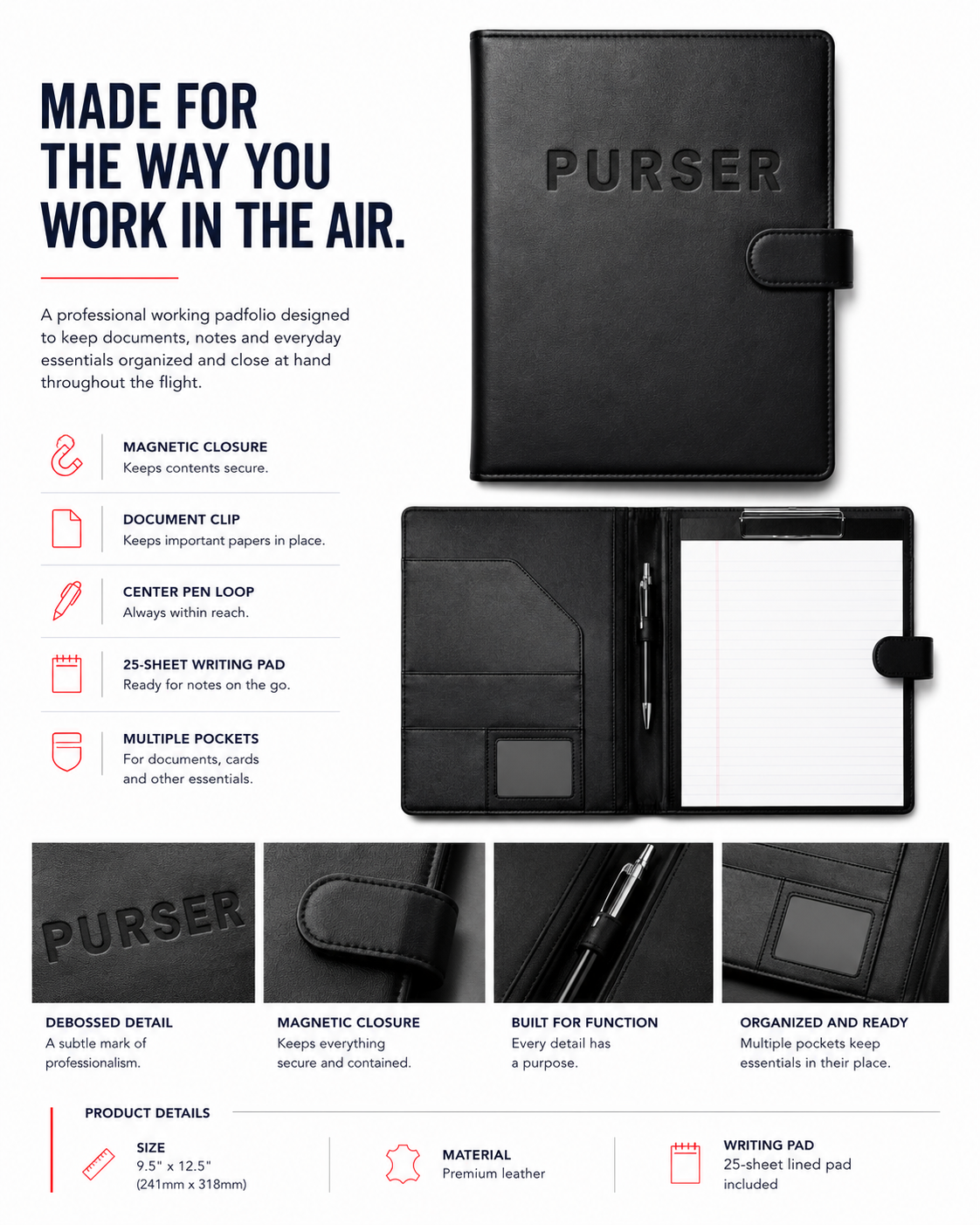 Purser Padfolio